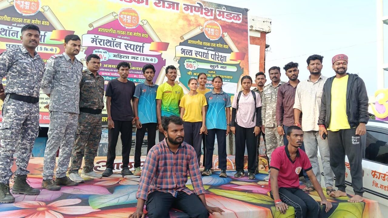 अलापल्ली जिल्हास्तरीय खुल्या मॅरेथॉनमध्ये लॉयड्स स्पोर्ट्स अकादमीच्या खेळाडूंची चमकदार कामगिरी..